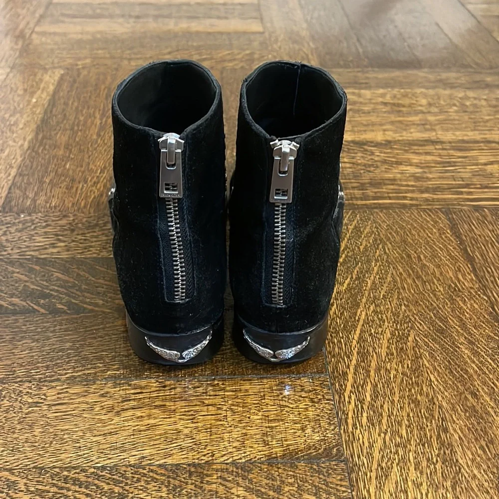 Zadig & Voltaire Studded Ankle Booties - Picture 3 of 4